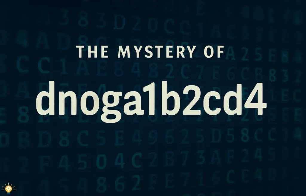 Unlocking the Mystery of dnoga1b2c3d4: A Digital Code Changing the Online World